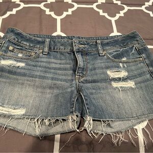 Denim Distressed Women's Shorts